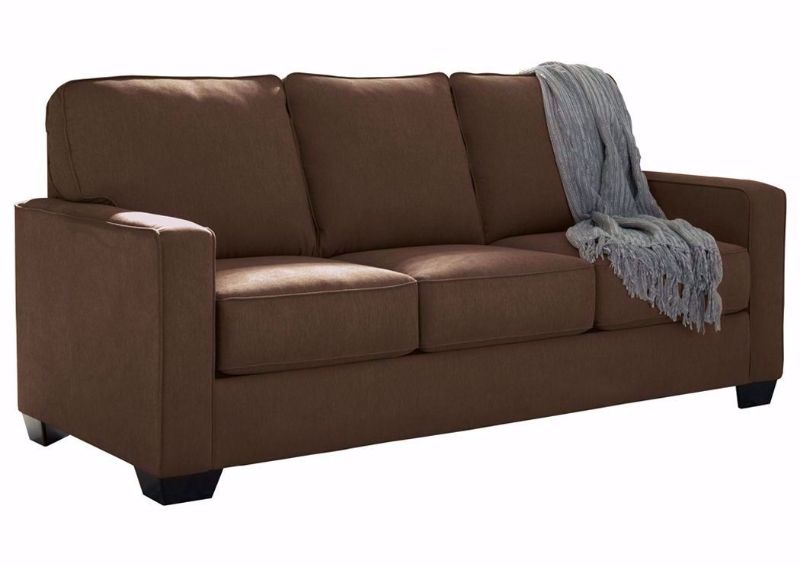 Brown Zeb Sleeper Sofa by Ashley Furniture Available in Full Size | Home Furniture Plus Bedding