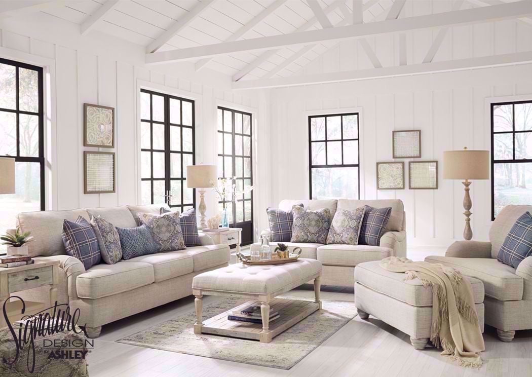 Traemore Sofa Set White Home Furniture
