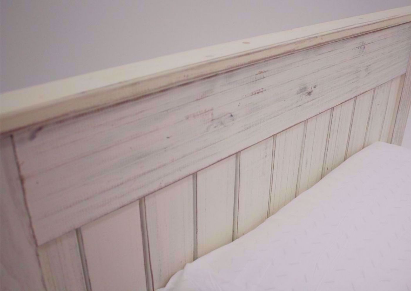 White Duncan Twin Bed With Storage Unit Showing the Headboard Detail | Home Furniture Plus Bedding