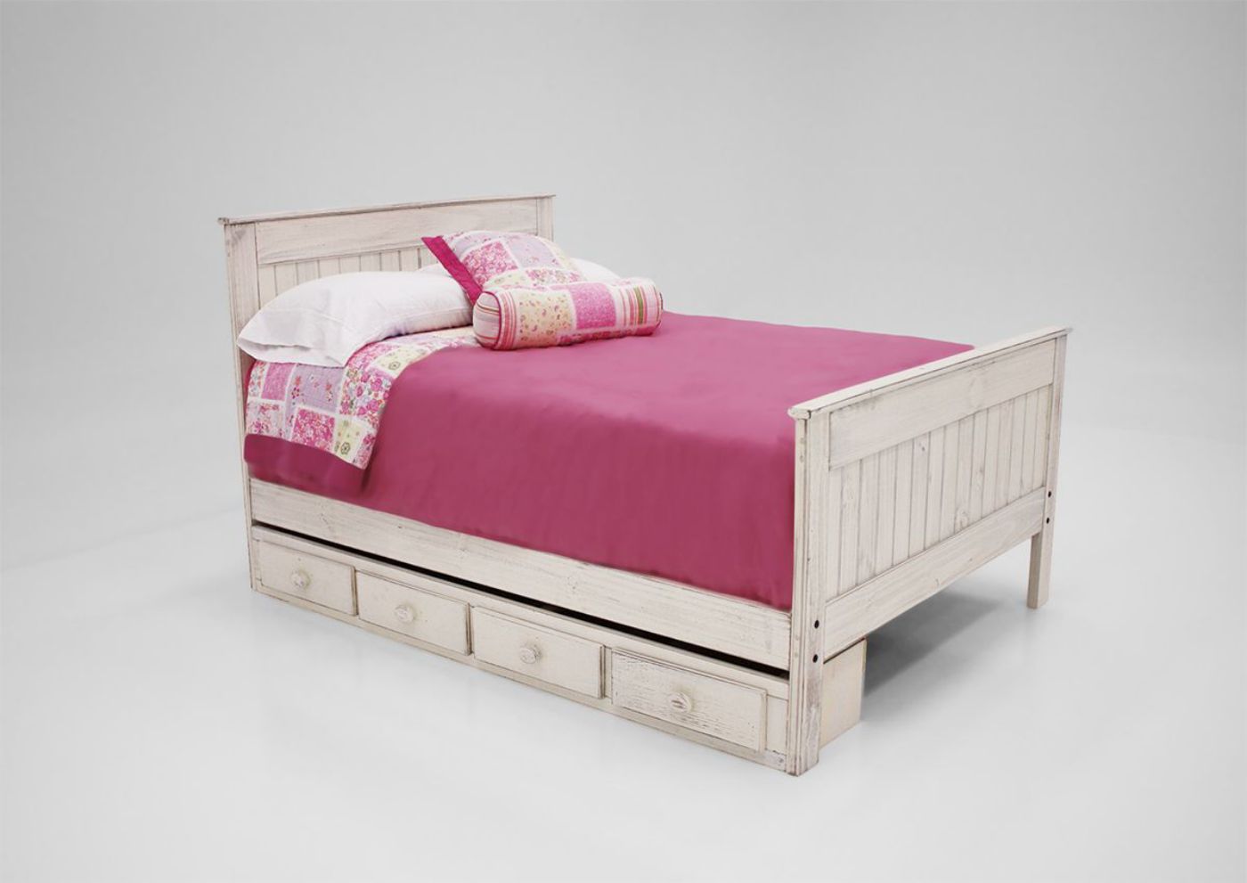 Picture of Duncan Full Bed With Storage Unit - White