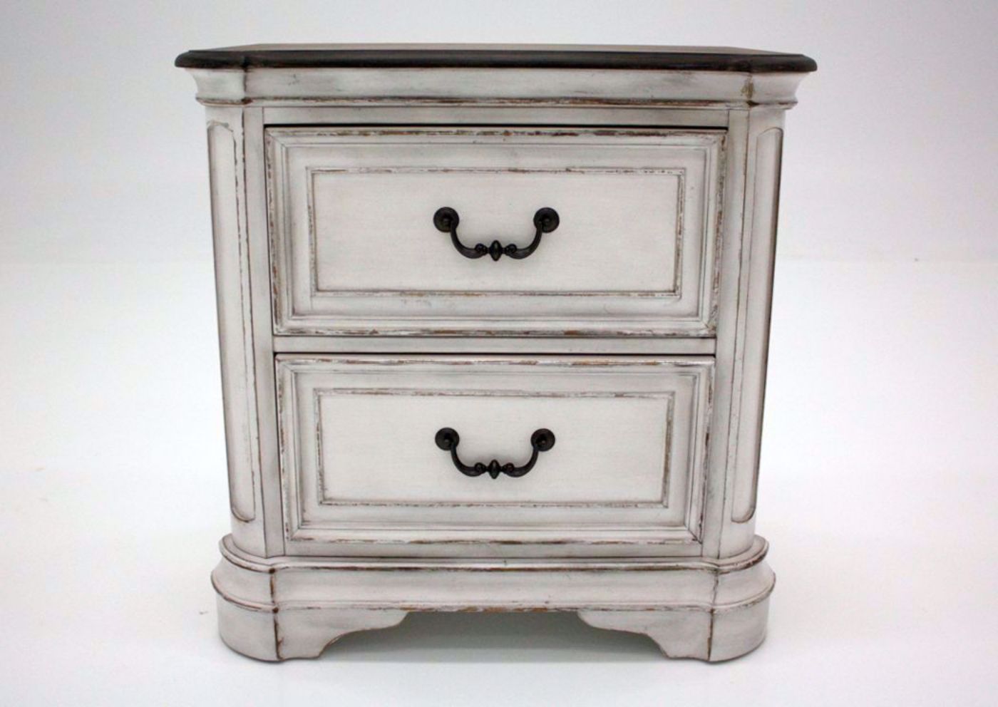 Stevenson Manor Nightstand, White, Front Facing | Home Furniture Plus Mattress