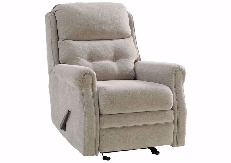 Penzberg Glider Recliner with Soft Gray Upholstery by Ashley Furniture | Home Furniture Plus Bedding
