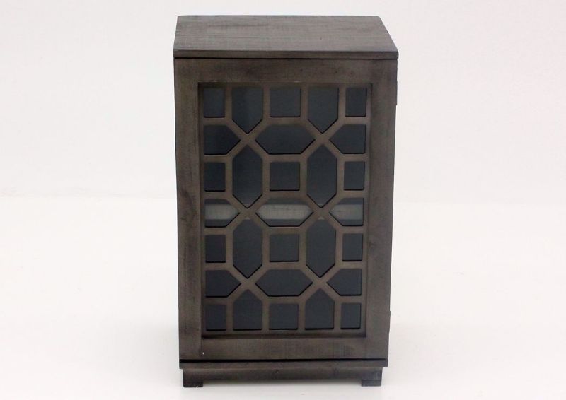 Chisum Accent Cabinet, Gray, Front Facing | Home Furniture Plus Bedding