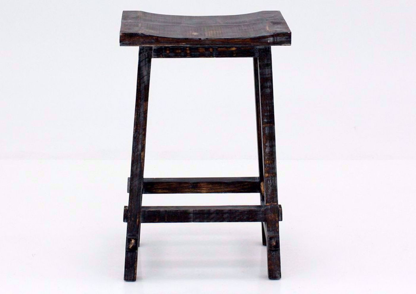 Weatherwood Brown Harland 30 Inch Bar Stool Facing Front | Home Furniture Plus Mattress