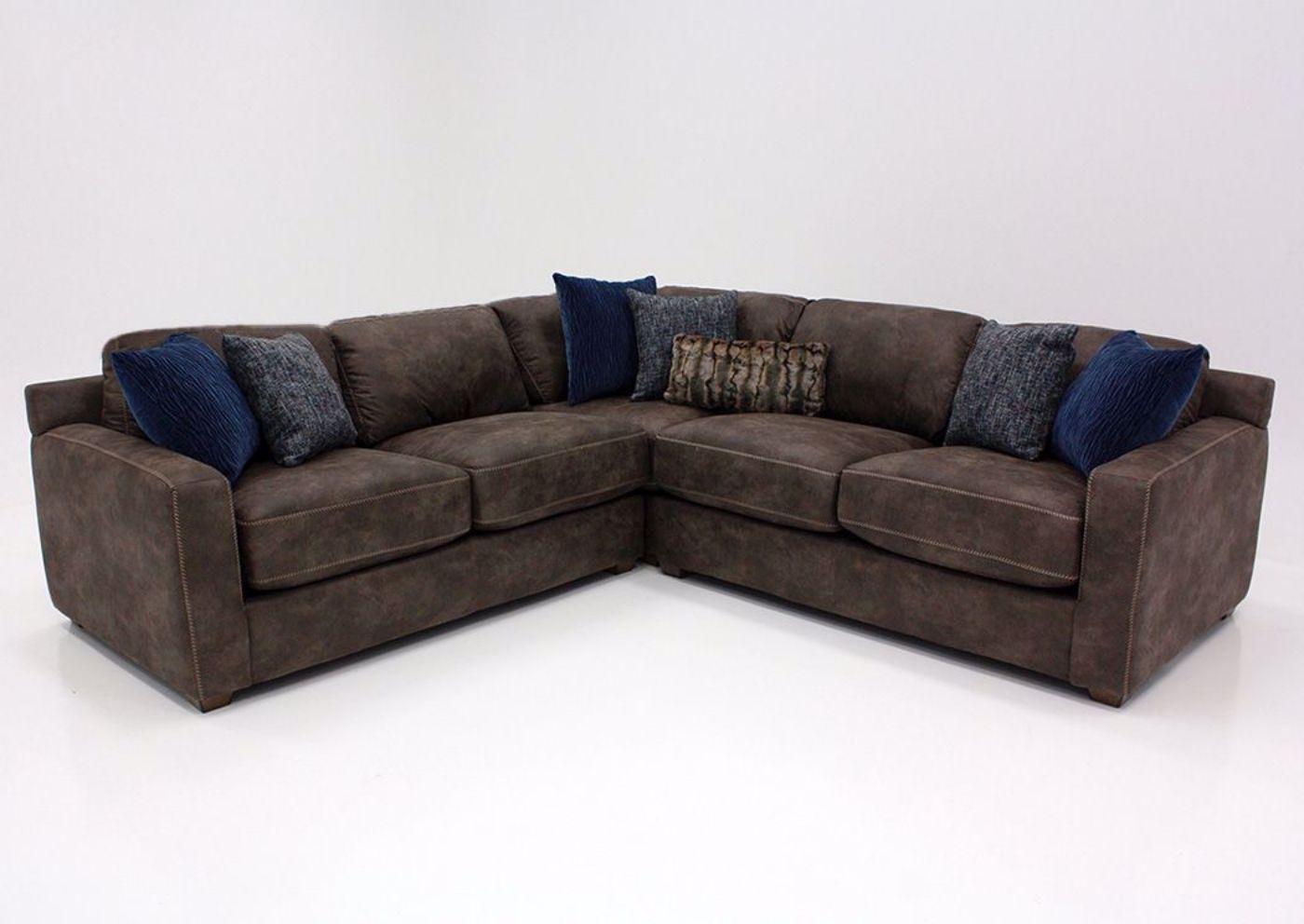 Picture of Jameson Sectional Sofa - Brown