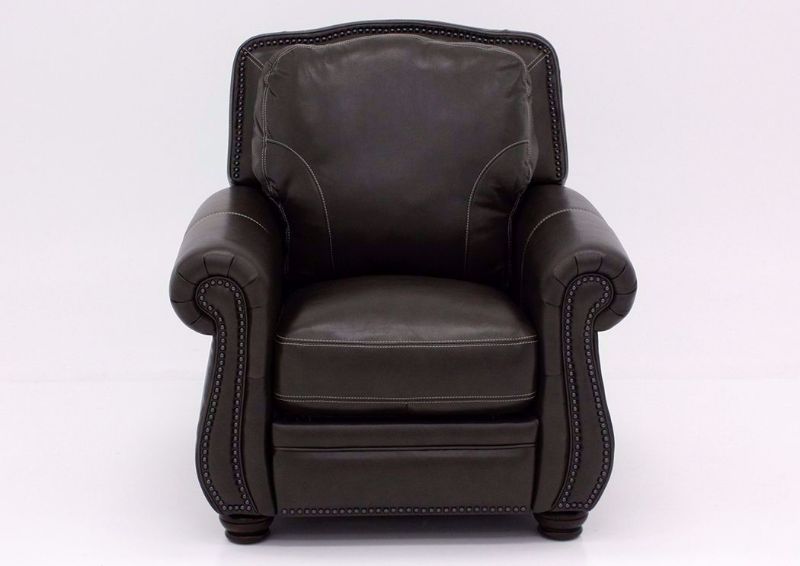 Amarillo Ghost Pushback Recliner, Brown, Front Facing | Home Furniture Plus Bedding