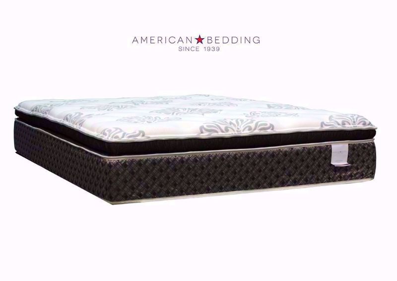 Twin Size Centennial Pillow Top Mattress Top View from Side Angle | Home Furniture Plus Bedding