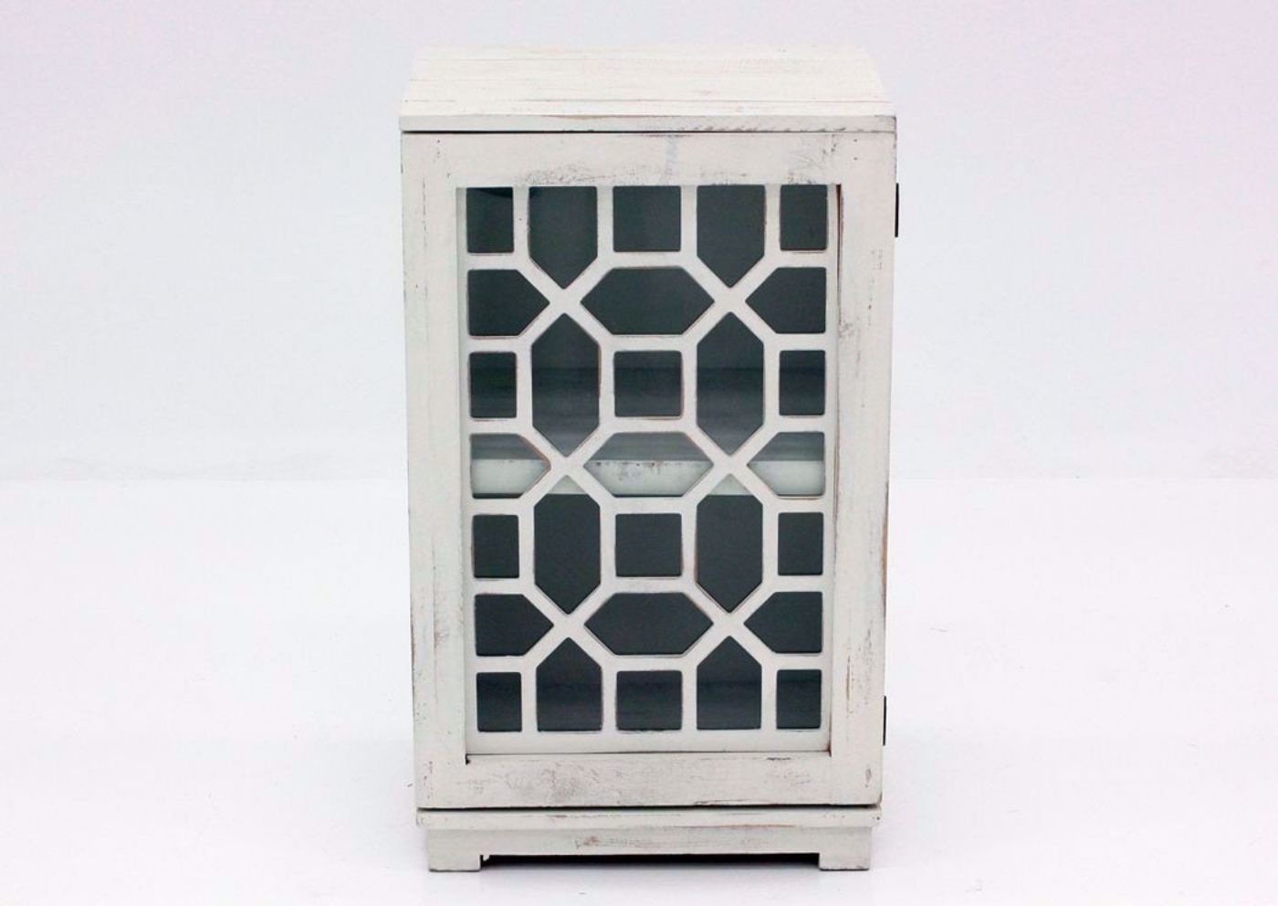 Chisum Accent Cabinet, White, Front Facing | Home Furniture Plus Bedding
