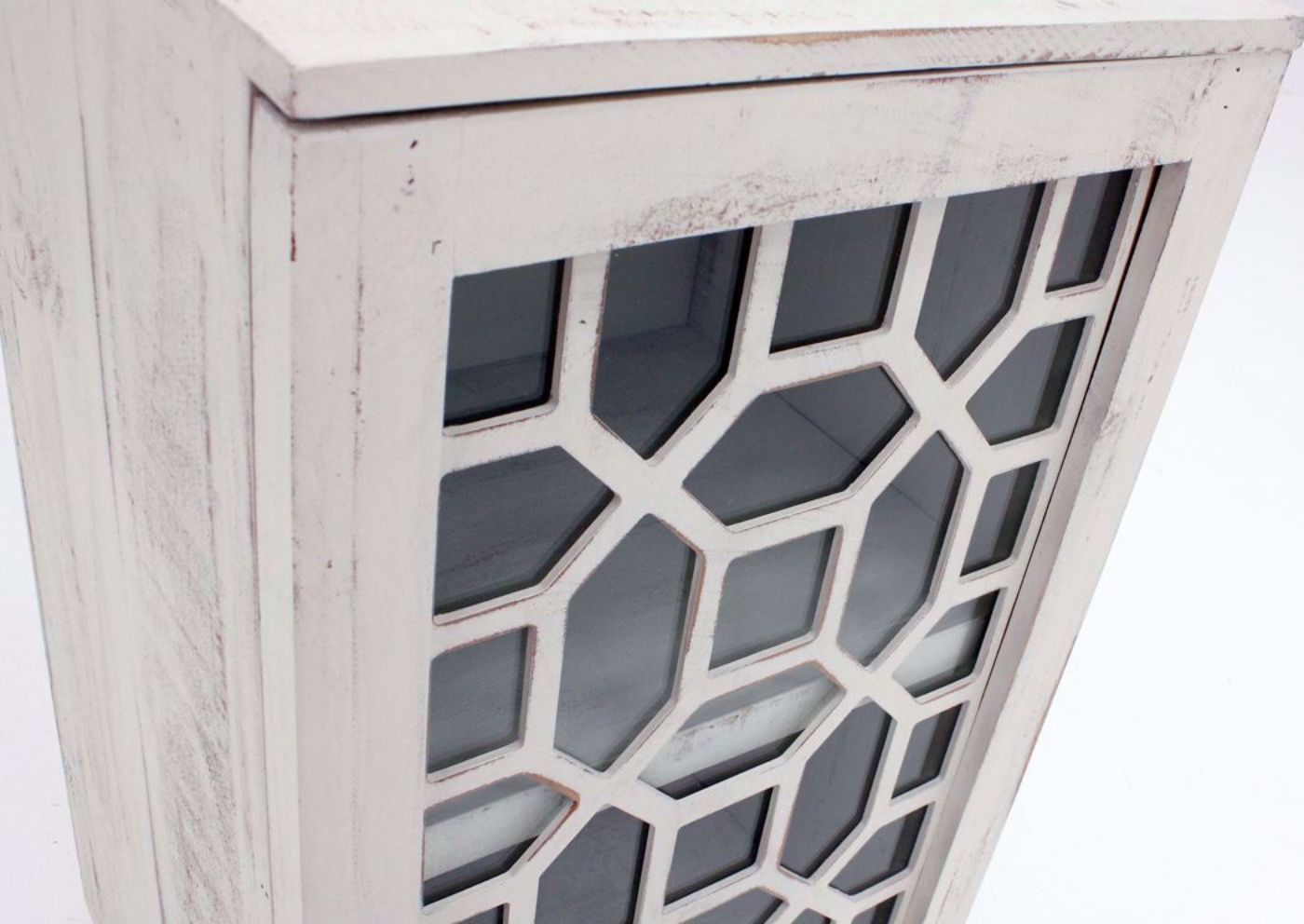 Chisum Accent Cabinet, White, Angle, Door Detail | Home Furniture Plus Bedding
