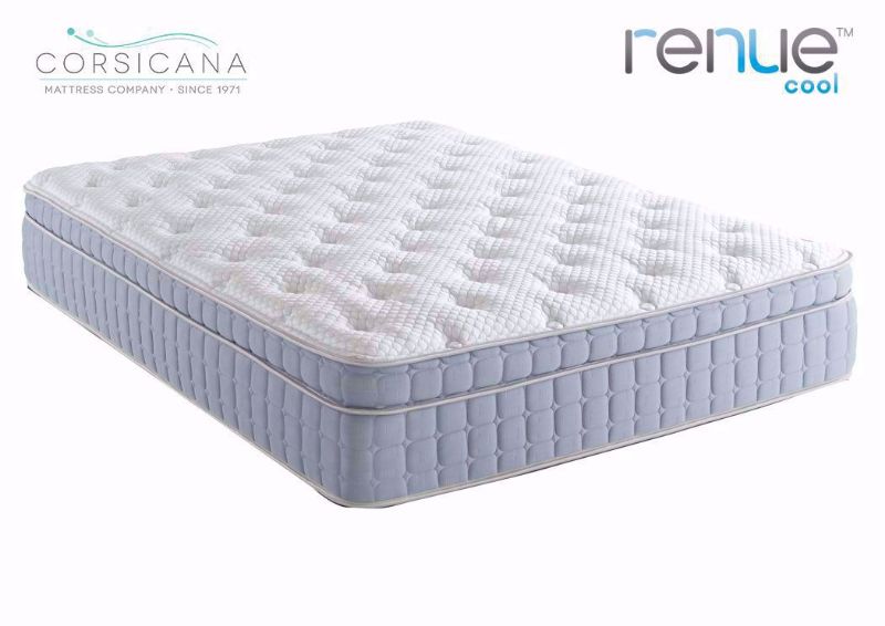 Queen Size Corsicana Renue Cool Euro Top Mattress | Home Furniture Plus Bedding