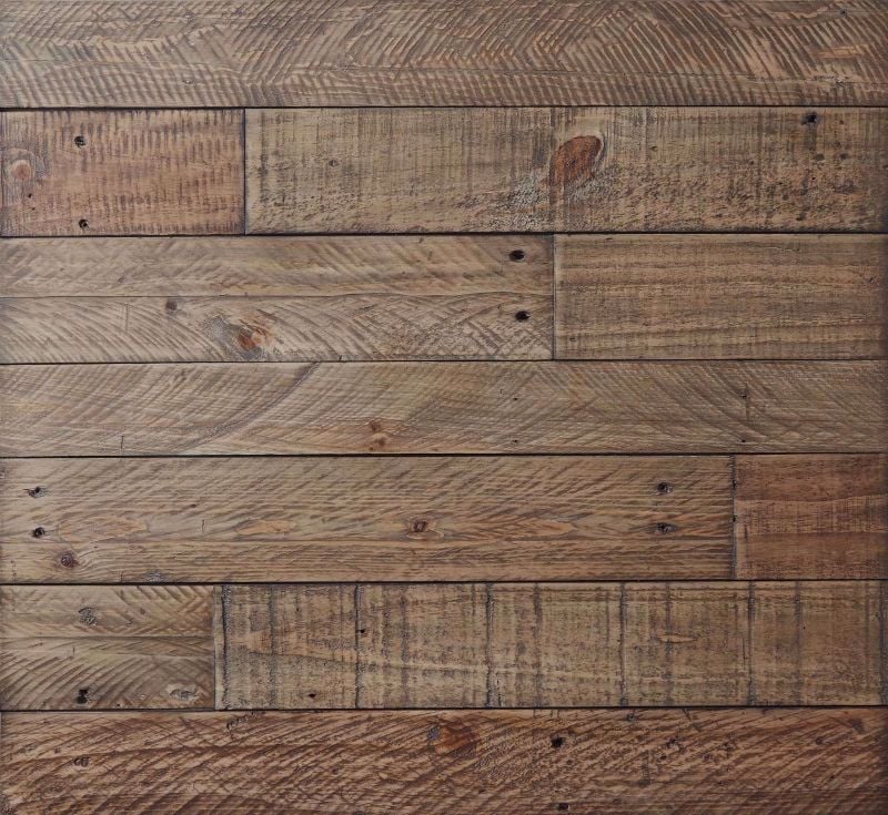 Close Up of the Plank Styling on the Table Top of the Dazzelton Coffee Table by Ashley Furniture | Home Furniture Plus Bedding