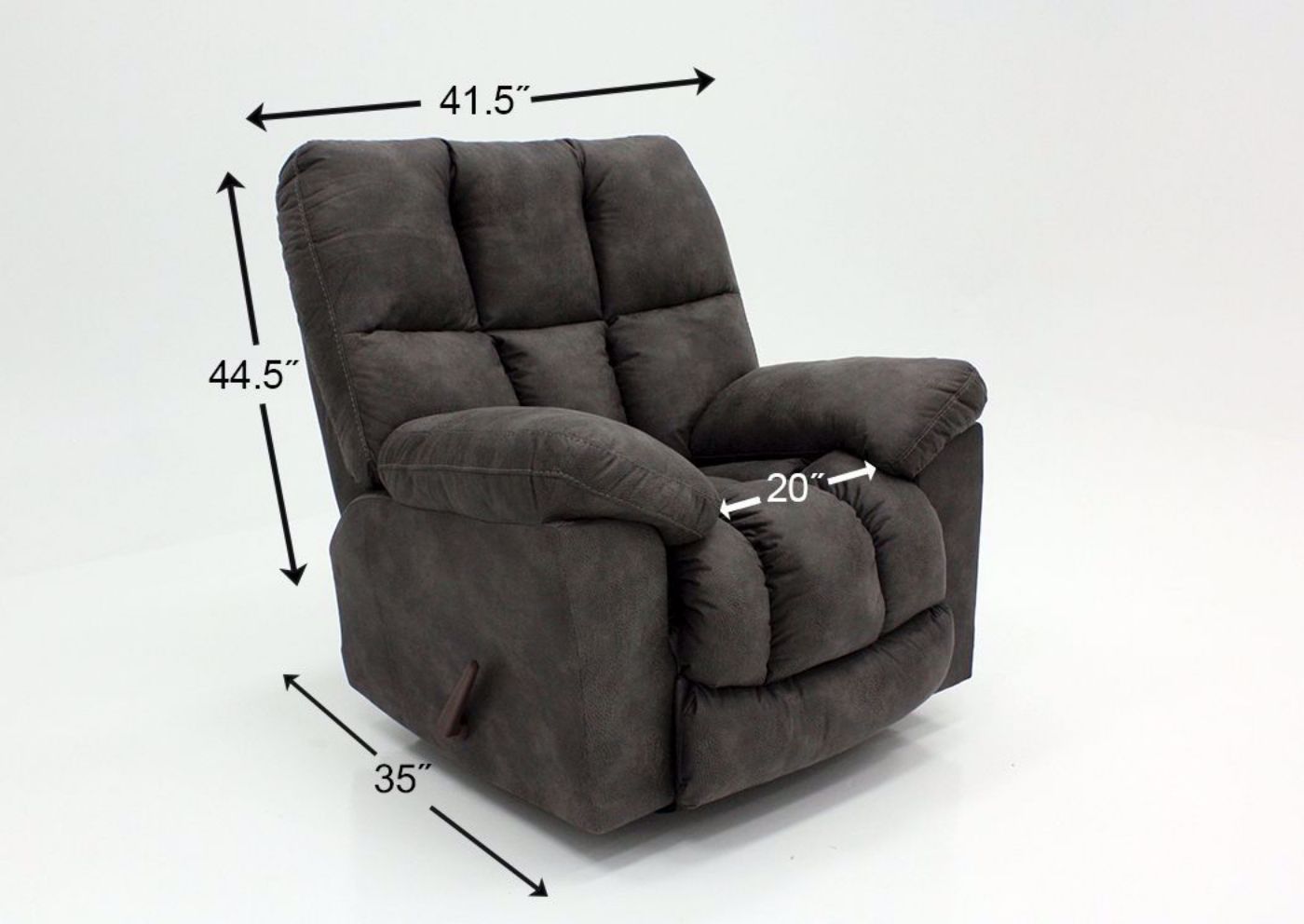 Picture of Dorado POWER Recliner - Charcoal