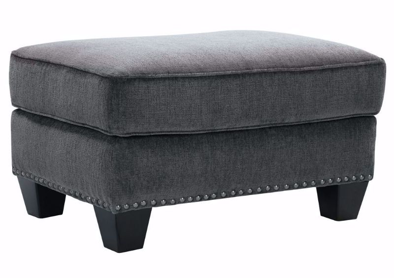 Gavril Ottoman by Ashley Furniture with Gray Upholstery | Home Furniture + Mattress