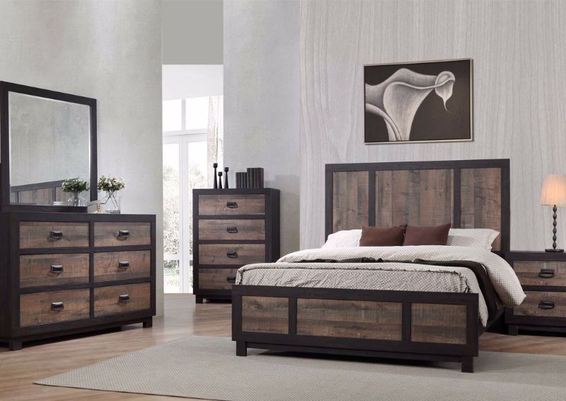 Picture of Harlington Bedroom Set - Two-Tone