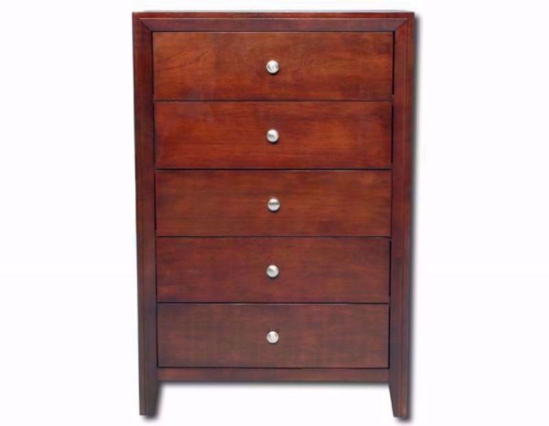 Warm Brown Marshall Chest of Drawers Facing Front | Home Furniture Plus Mattress