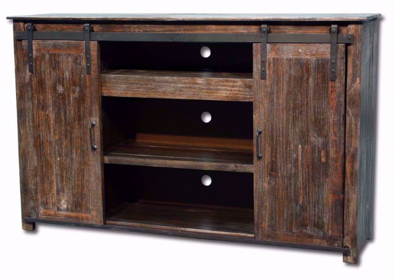 Maverick 67 Inch TV Stand Cabinet - Barnwood | Home Furniture