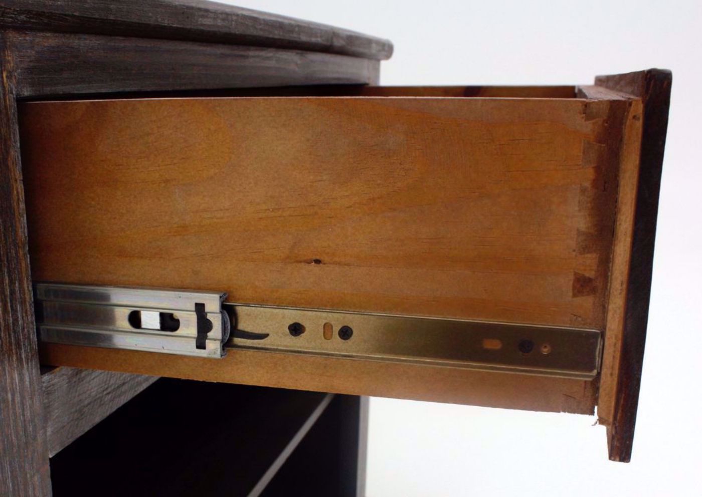 Nero Hall Tree, Barnwood, Drawer Glides | Home Furniture Plus Bedding