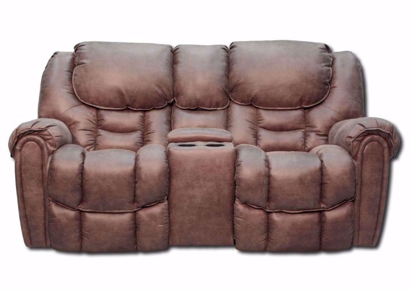Front Facing View of the Santa Monica Power Reclining Loveseat - Mocha Brown | Home Furniture Plus Bedding