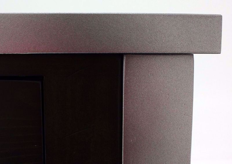 Close Up of Front Corner of the Branbury End Table by Ashley Furniture | Home Furniture Plus Bedding