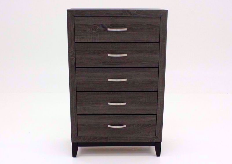 Distressed Brown Ackerson Chest of Drawers Facing Front | Home Furniture Plus Mattress