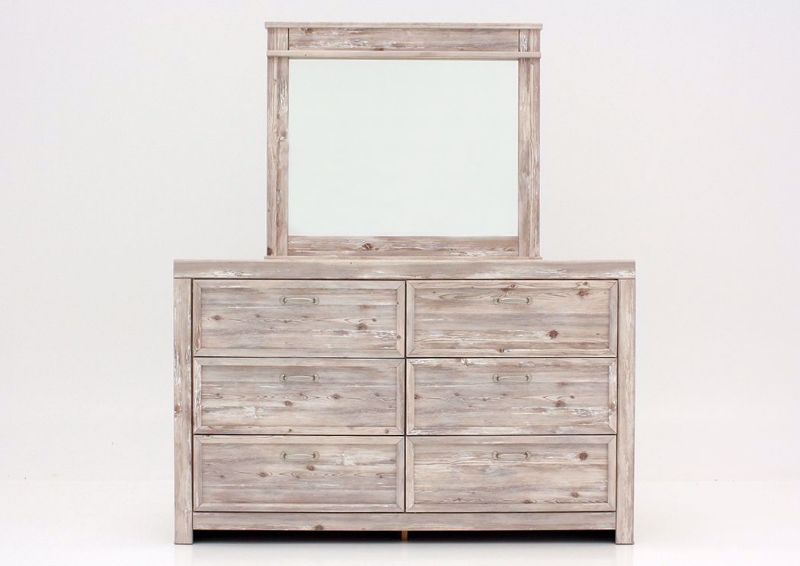Picture of Willabry Dresser with Mirror - Beige