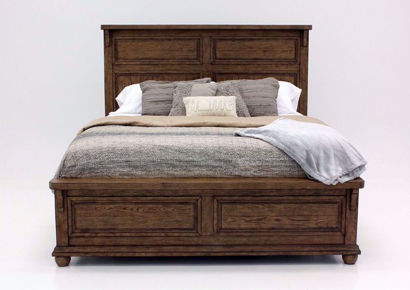 Harvest Home Queen Bed, Brown, Front Facing | Home Furniture Plus Mattress