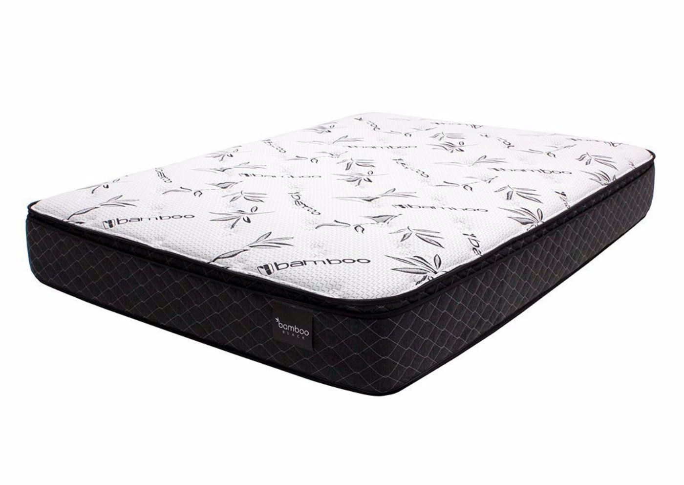 Picture of Bamboo Black Pillow Top Queen Mattress