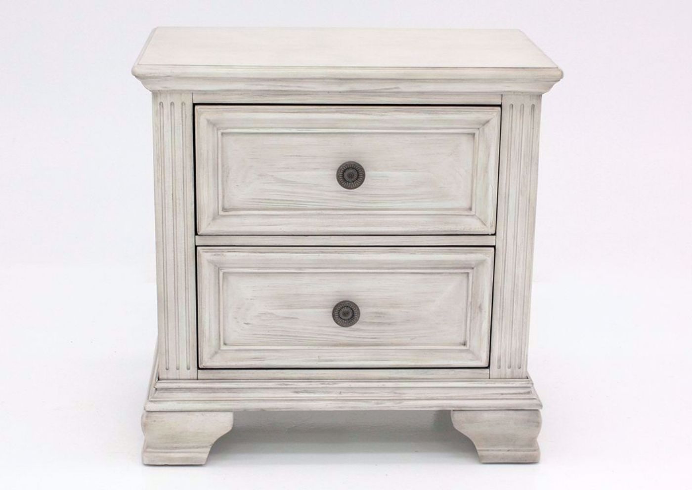 Passages Nightstand, White, Front Facing | Home Furniture Plus Bedding