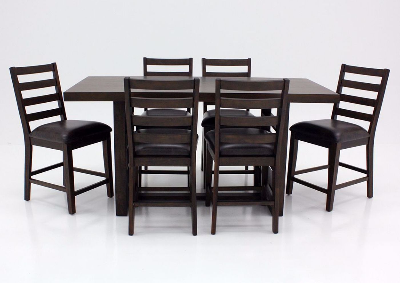 Picture of Summerlin 7 Piece Dining Table Set - Brown