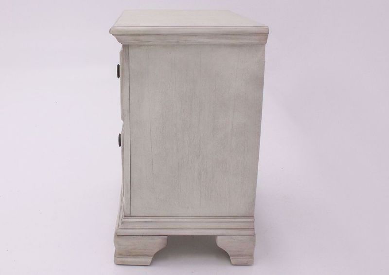 Passages Nightstand, White, Side View | Home Furniture Plus Bedding