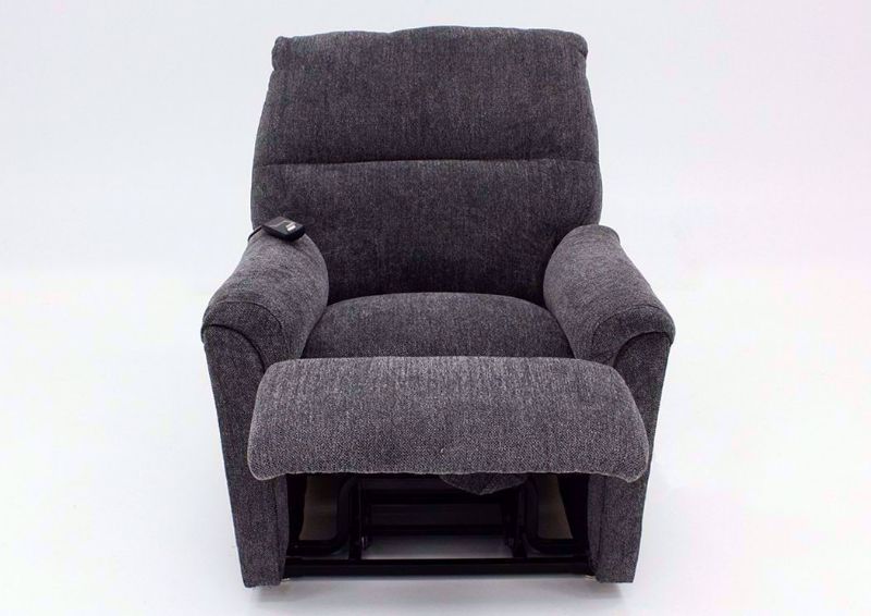 Gray Vista Lift Recliner, Front Facing in a Reclined Position | Home Furniture Plus Bedding