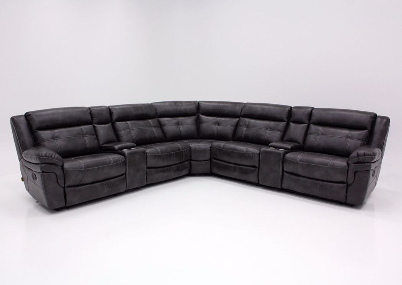 Picture of Detroit Reclining Sectional Sofa – Gray
