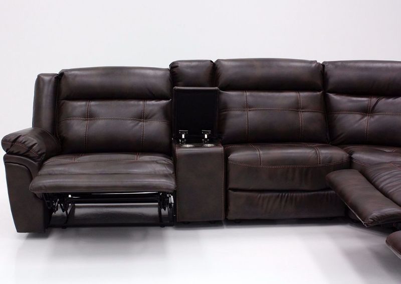 Picture of Detroit Reclining Sectional Sofa – Brown