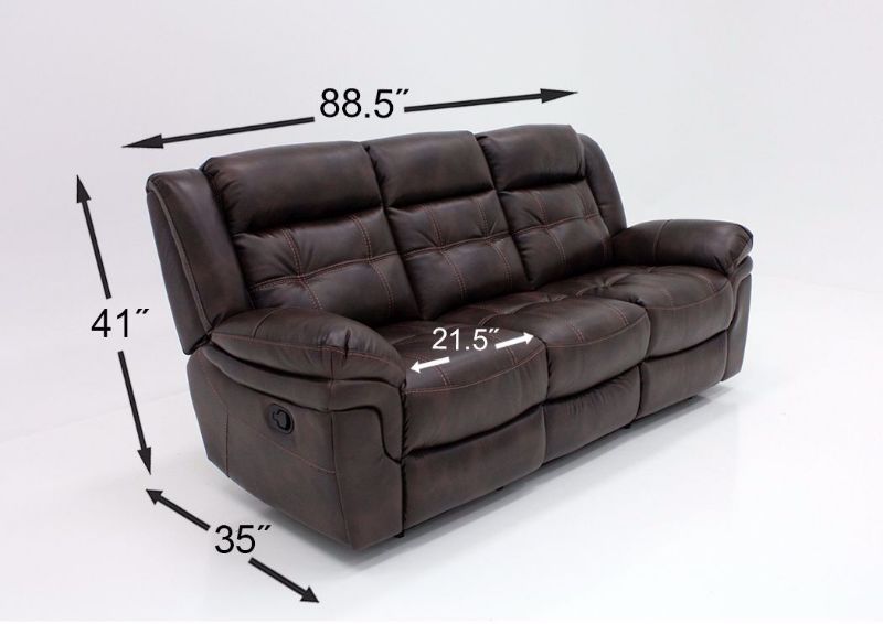 Picture of Detroit Reclining Sofa Set – Brown