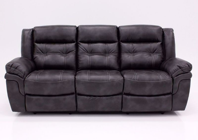 Detroit Reclining Sofa, Gray, Front Facing | Home Furniture Plus Mattress