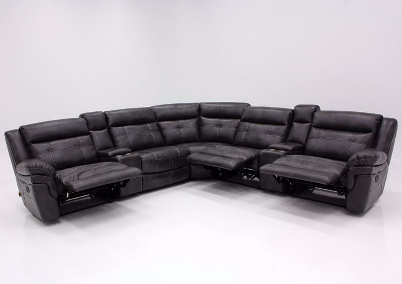 Picture of Detroit Reclining Sectional Sofa – Gray
