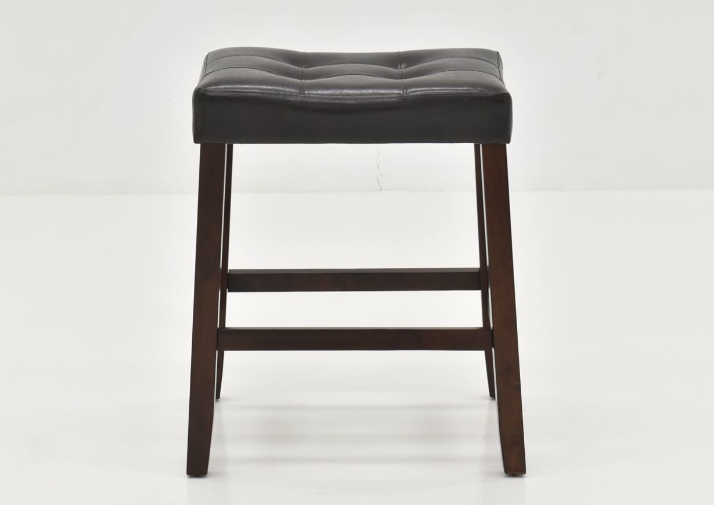Front View of the Belmar 24-Inch Barstool in Dark Brown by Crown Mark International | Home Furniture Plus Bedding