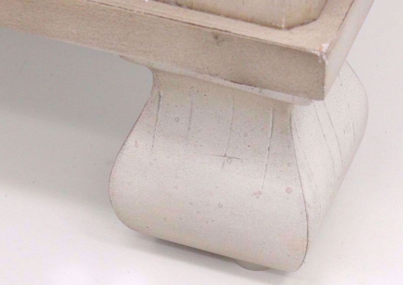 Antique White Passages Sofa/Console Table Foot Details | Home Furniture Plus Mattress