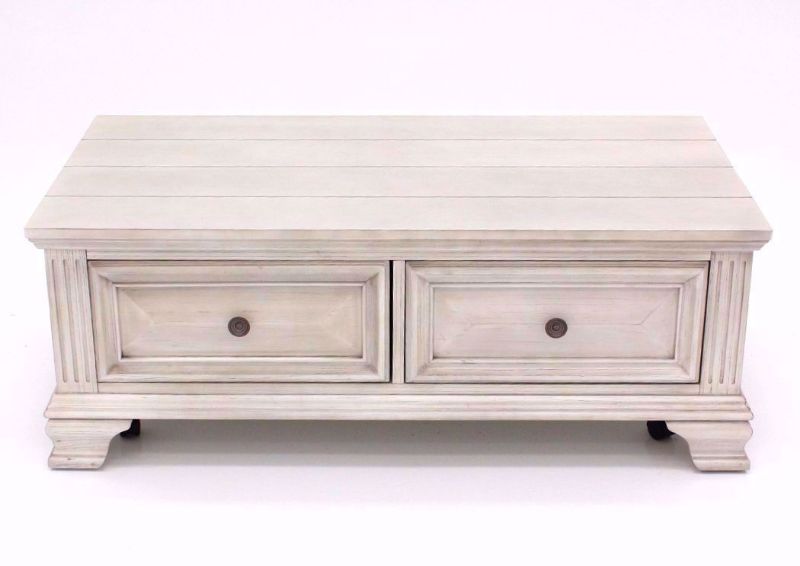 Antique White Passages Coffee Table Facing Front | Home Furniture Plus Bedding