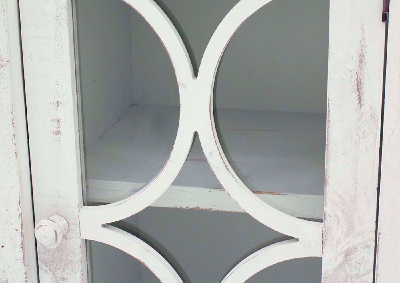Rustic White Winston TV Stand Showing the Door Wood Decoration | Home Furniture Plus Bedding