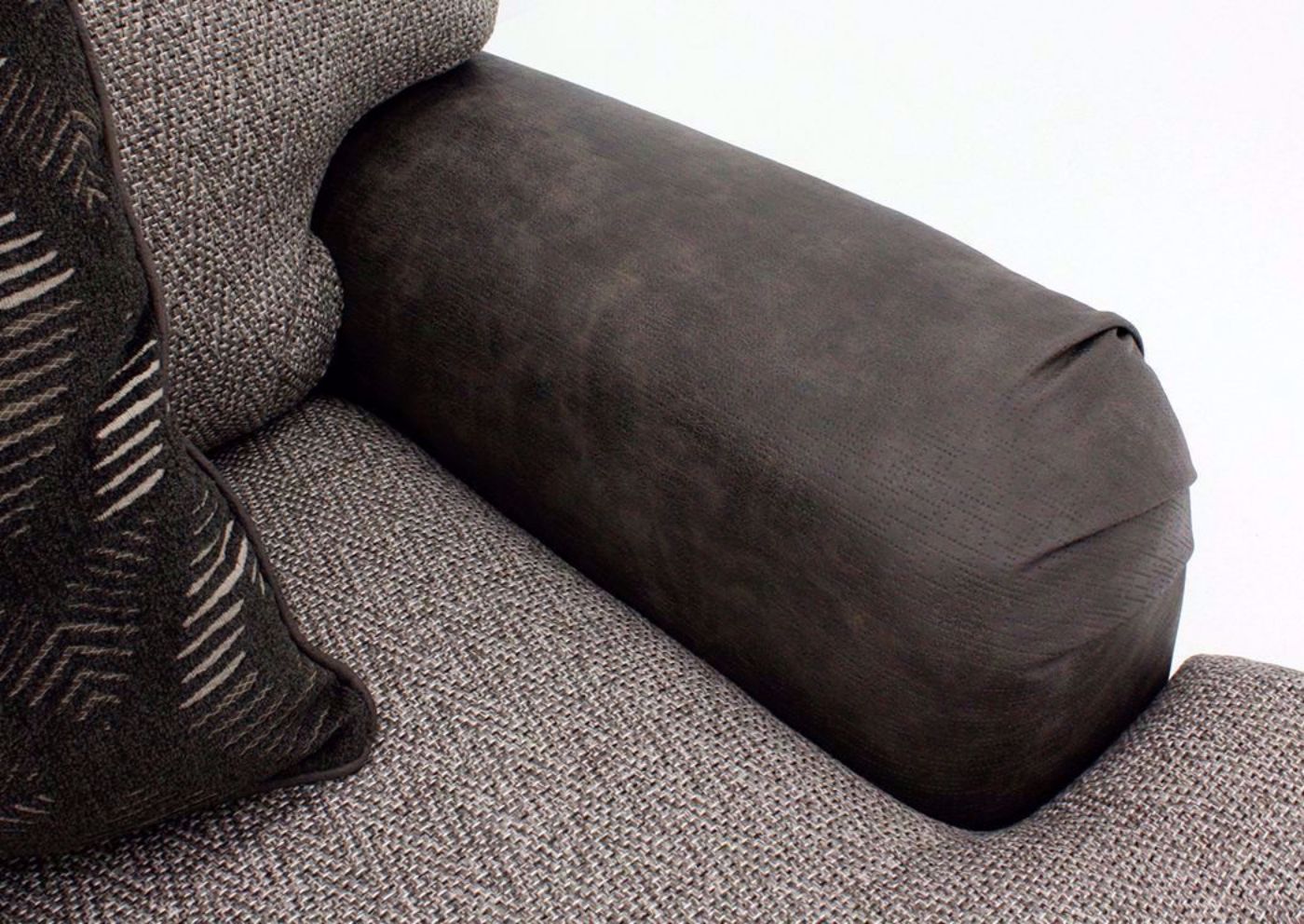 Brewhouse Sofa, Taupe Brown, Arm Detail| Home Furniture Plus Bedding