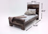 Measurement Details on the Derekson Twin Size Bed by Ashley Furniture | Home Furniture Plus Bedding