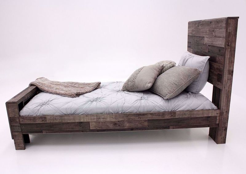 Side View of the Derekson Twin Size Bed by Ashley Furniture | Home Furniture Plus Bedding
