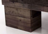 Close Up of the Bottom Corner/Foot on the Derekson Twin Size Bed by Ashley Furniture | Home Furniture Plus Bedding