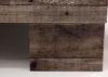 Close Up of the Bottom Corner/Foot on the Gray Brown Derekson Full Size Bed by Ashley Furniture | Home Furniture Plus Bedding
