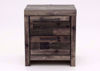 Rustic Gray Brown Derekson Nightstand by Ashley Furniture Facing Front | Home Furniture Plus Mattress
