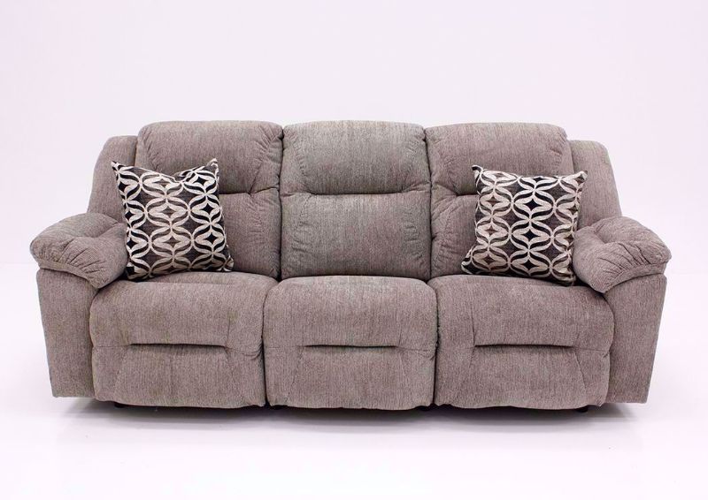 Donnelly Reclining Sofa, Tan, Front Facing | Home Furniture Plus Bedding