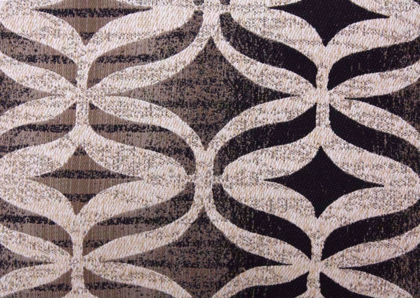 Close Up of Brown and Beige Patterned Fabric of the Accent Pillows on the Donnelly Power Reclining Loveseat by Franklin | Home Furniture Plus Bedding