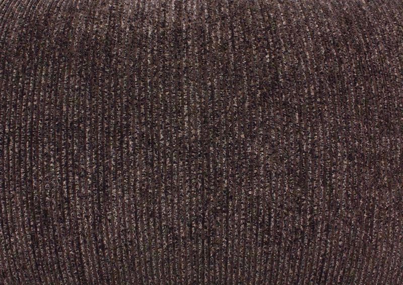 Close Up of Dark Brown Microfiber Upholstery Covering the Donnelly Power Activated Sofa, Loveseat and Recliner by Franklin | Home Furniture Plus Bedding