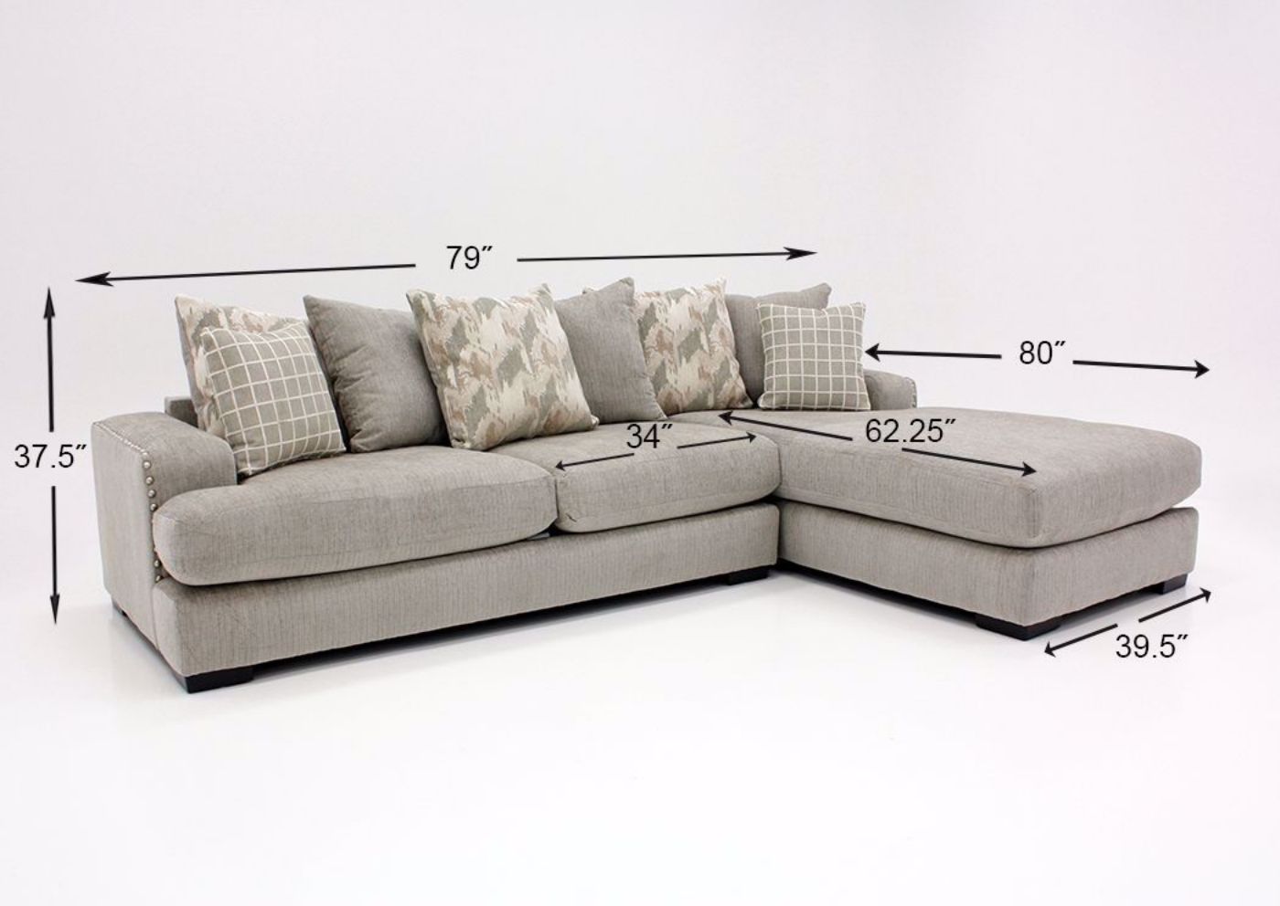 Picture of Alliance Sectional Sofa - Pewter